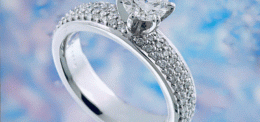 Ladies Diamond Pave' Engagement Ring